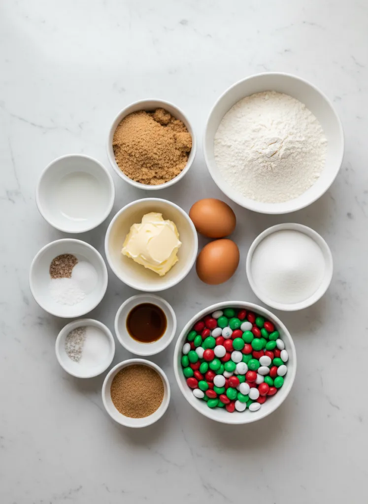 Christmas M&ms Cookies