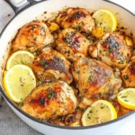 Baked Lemon Chicken Thighs