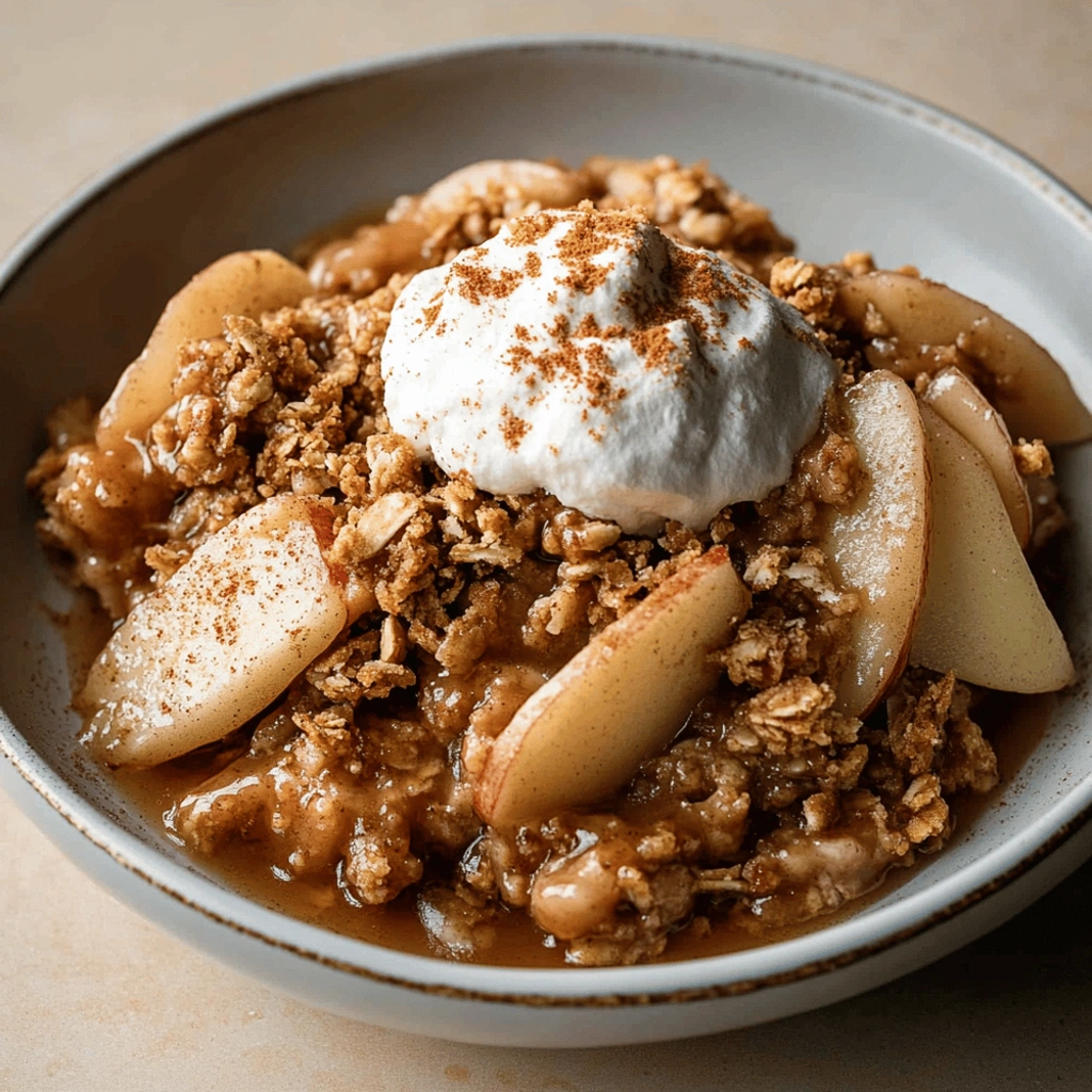 Caramel Apple Crisp