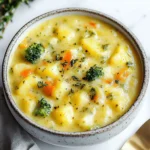 Cheddar Broccoli Potato Soup
