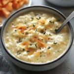 Cheesy Cauliflower Soup