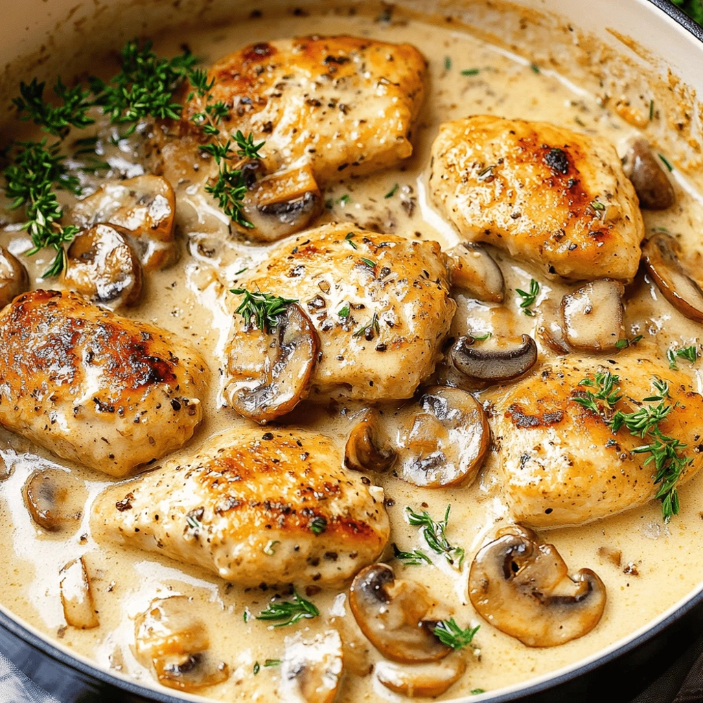 Creamy Mushroom Chicken Breast