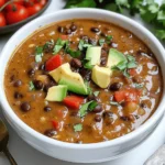 Crockpot Black Bean Soup