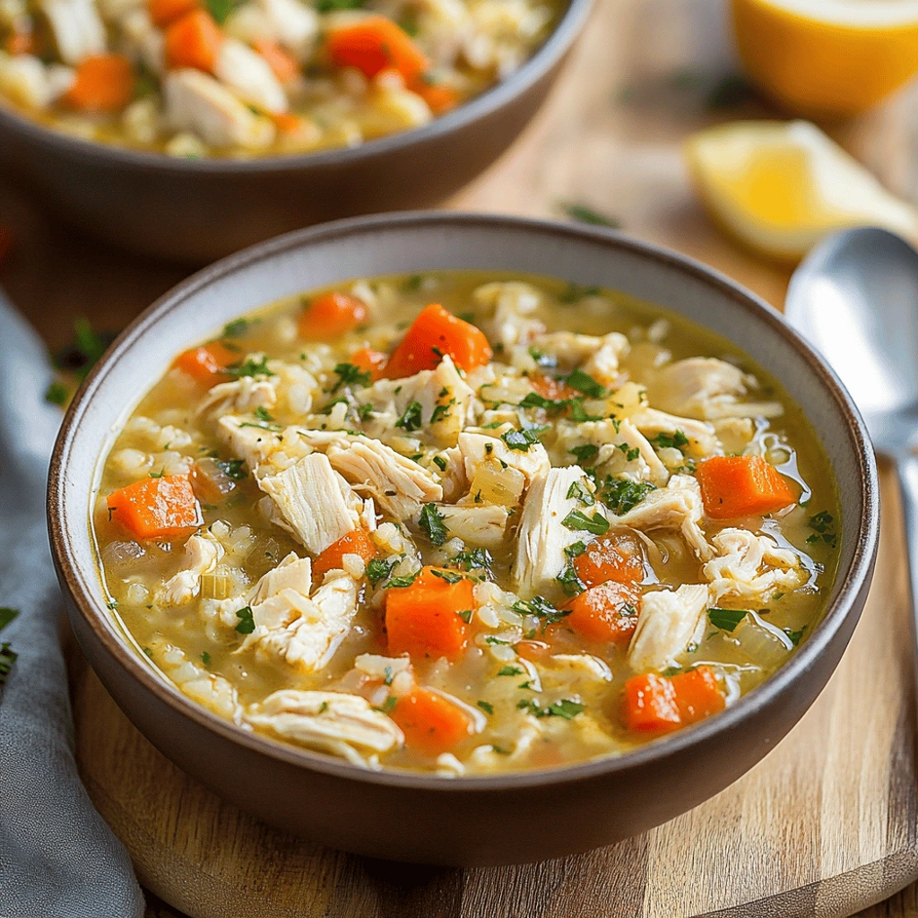 Crockpot Chicken And Rice Soup