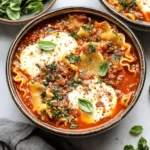 Healthy Lasagna Soup