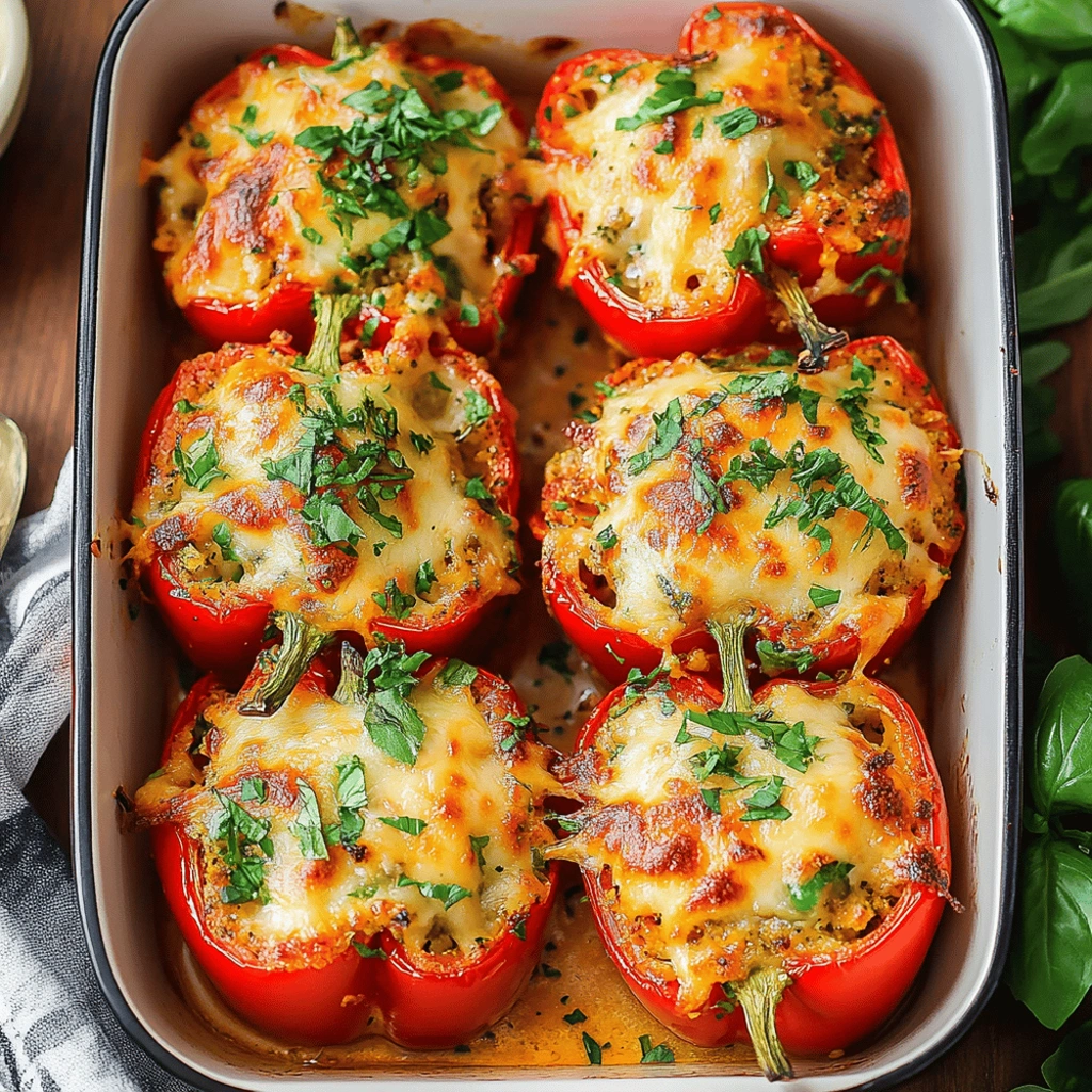 Italian Stuffed Peppers Recipe