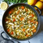 Lemon Chicken Noodle Soup