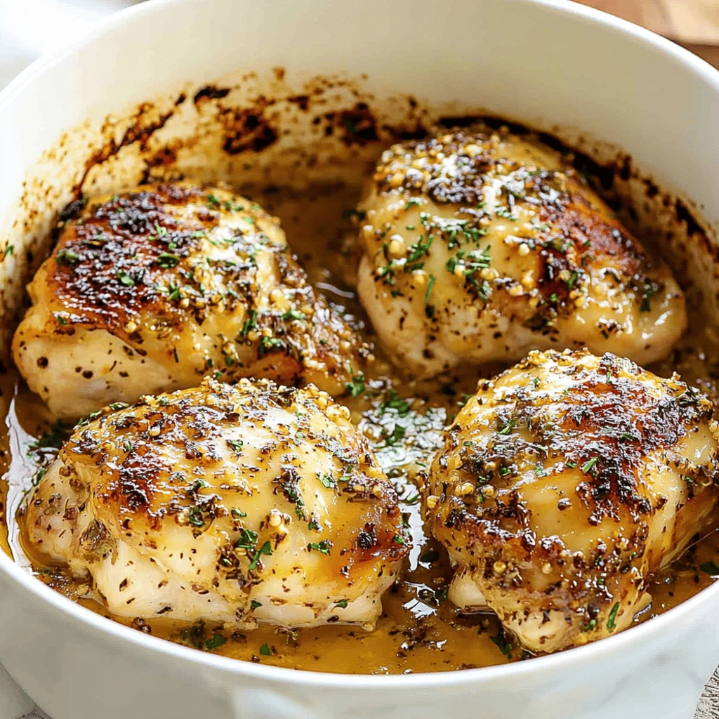 Oven Baked Chicken Thighs Recipe