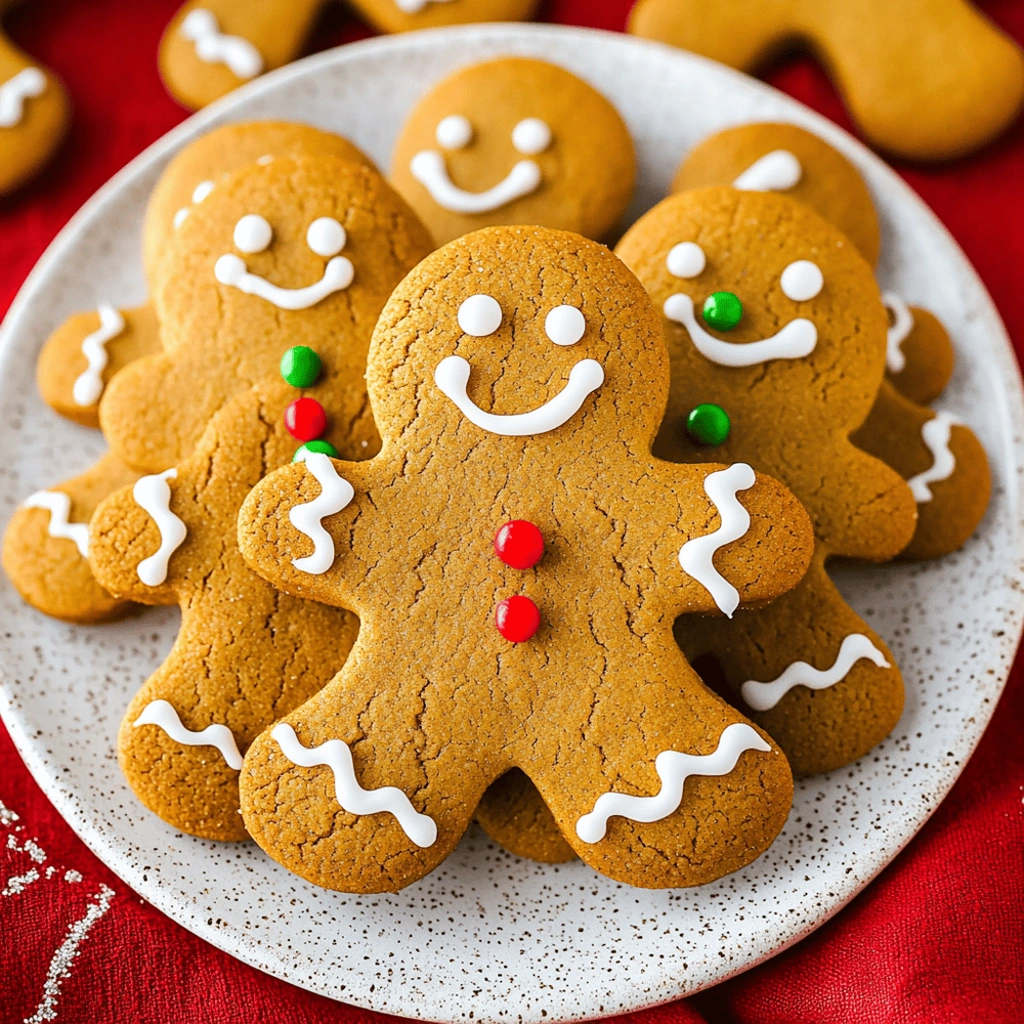 Soft Gingerbread Man Cookies
