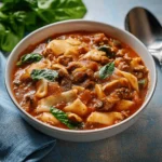 Vegetarian Lasagna Soup