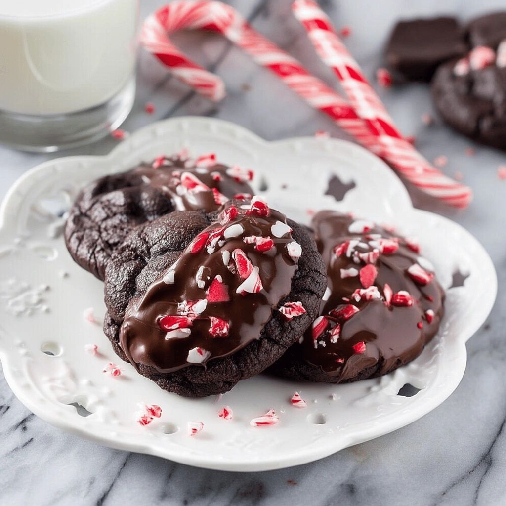 Chocolate Peppermint Cookies
