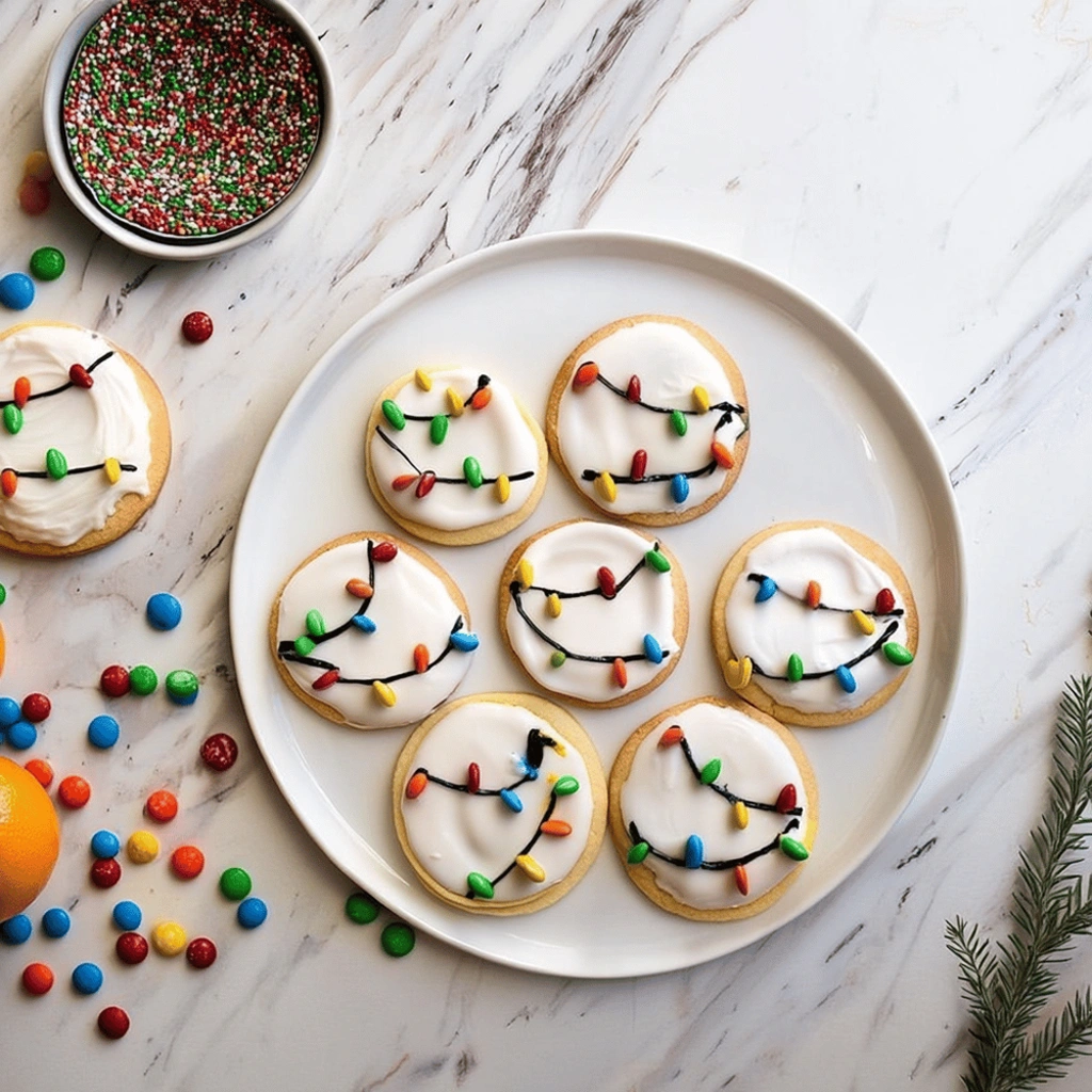 Christmas Lights Cookies