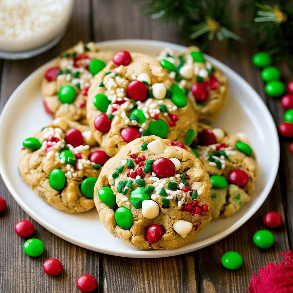 Christmas Monster Cookies