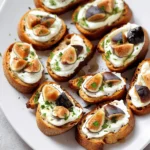 Whipped Ricotta Crostini With Figs