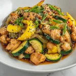 Chicken Zucchini Stir Fry
