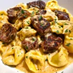 Cracked Garlic Steak Tortellini In Creamhouse Sauce