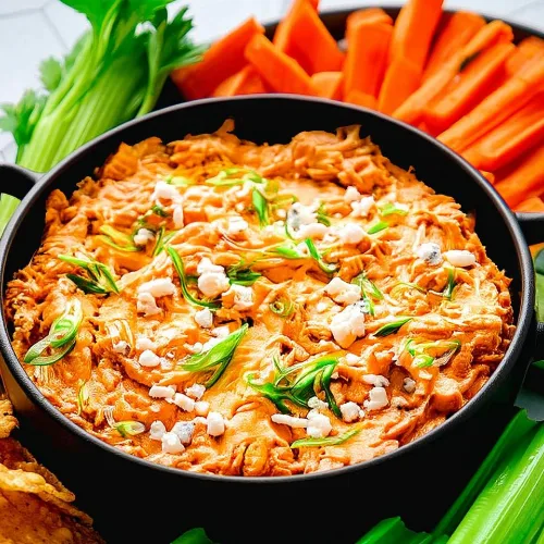 Crockpot Buffalo Chicken Dip
