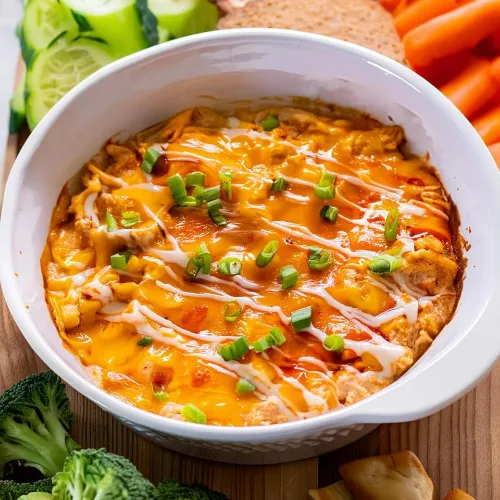 Healthy Buffalo Chicken Dip
