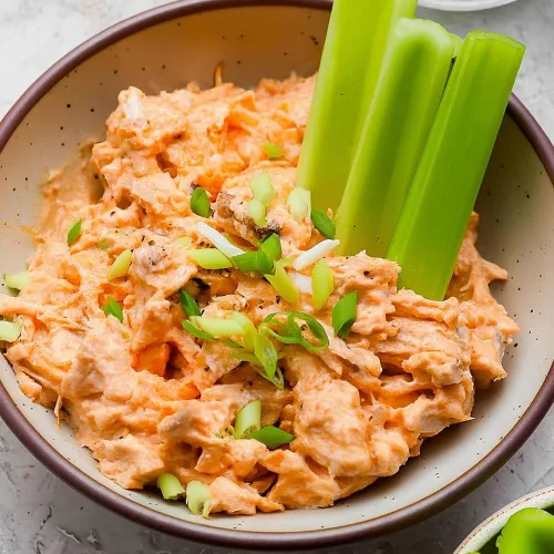 High-Protein Buffalo Chicken Dip