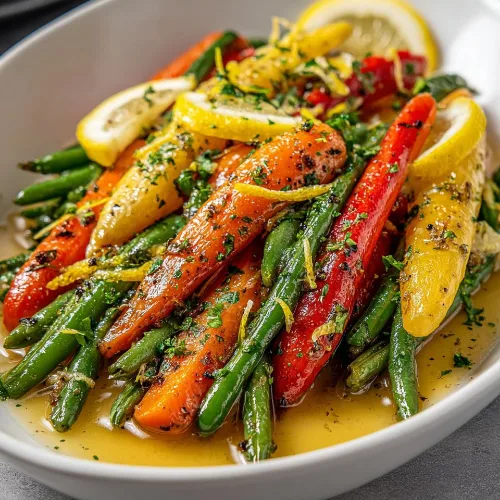 Honey Glazed Carrots & Green Beans