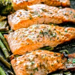 Honey-Lime Garlic Butter Baked Salmon