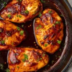 Hot Honey Baked Chicken Breasts