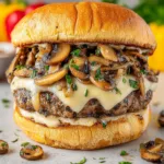 Mushroom Swiss Burger