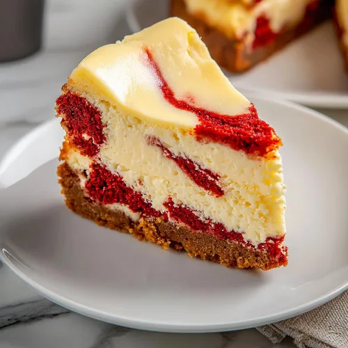 Red Velvet Cheesecake Swirl Cake