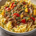 Slow Cooker Beef & Noodles