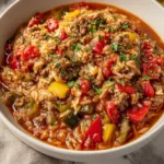 Slow Cooker Unstuffed Cabbage Rolls