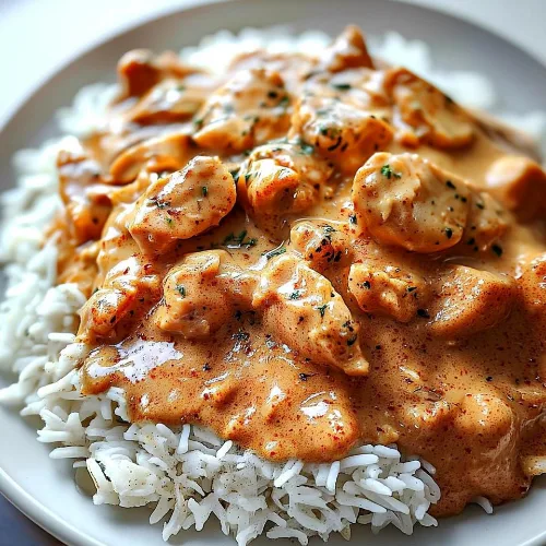 Smothered Chicken And Rice