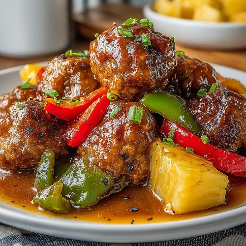 Sweet and Sour Meatballs