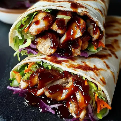 Teriyaki Chicken Wrap Recipe