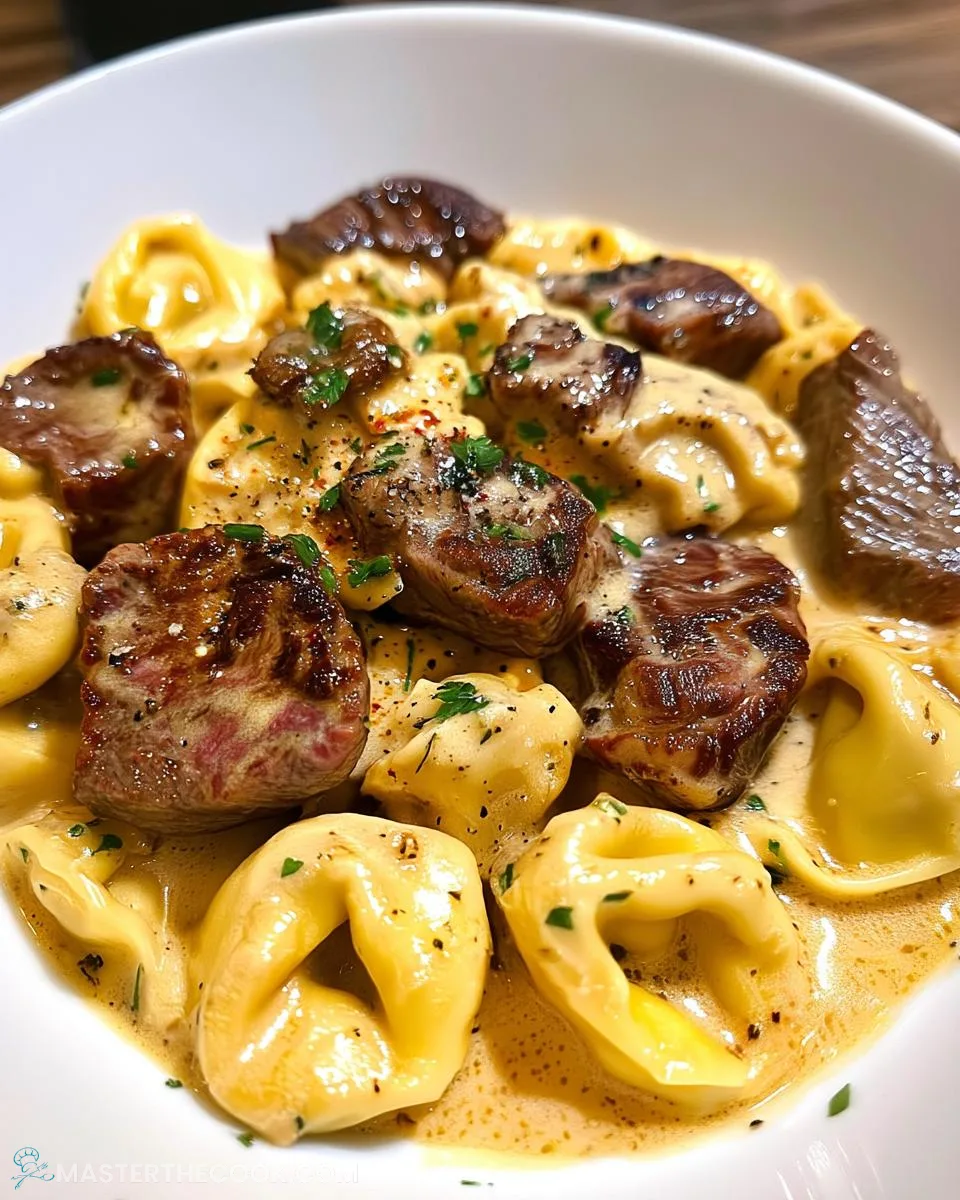 cracked-garlic-steak-tortellini-in-creamhouse-sauce
