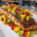 Cajun Salmon with Avocado & Lime