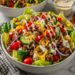 High-Protein Cheeseburger Bowls