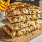 High-Protein Chicken Ranch Quesadilla