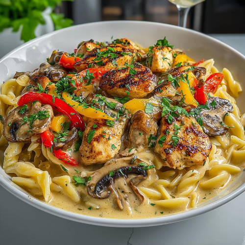 Marsala Chicken Orzo