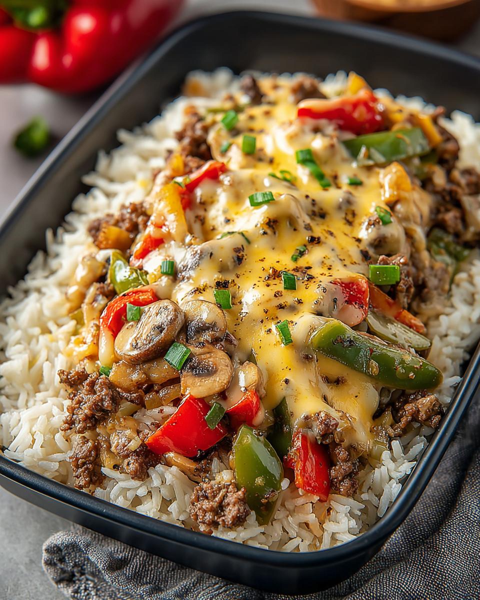 ground-beef-philly-cheesesteak-meal-prep