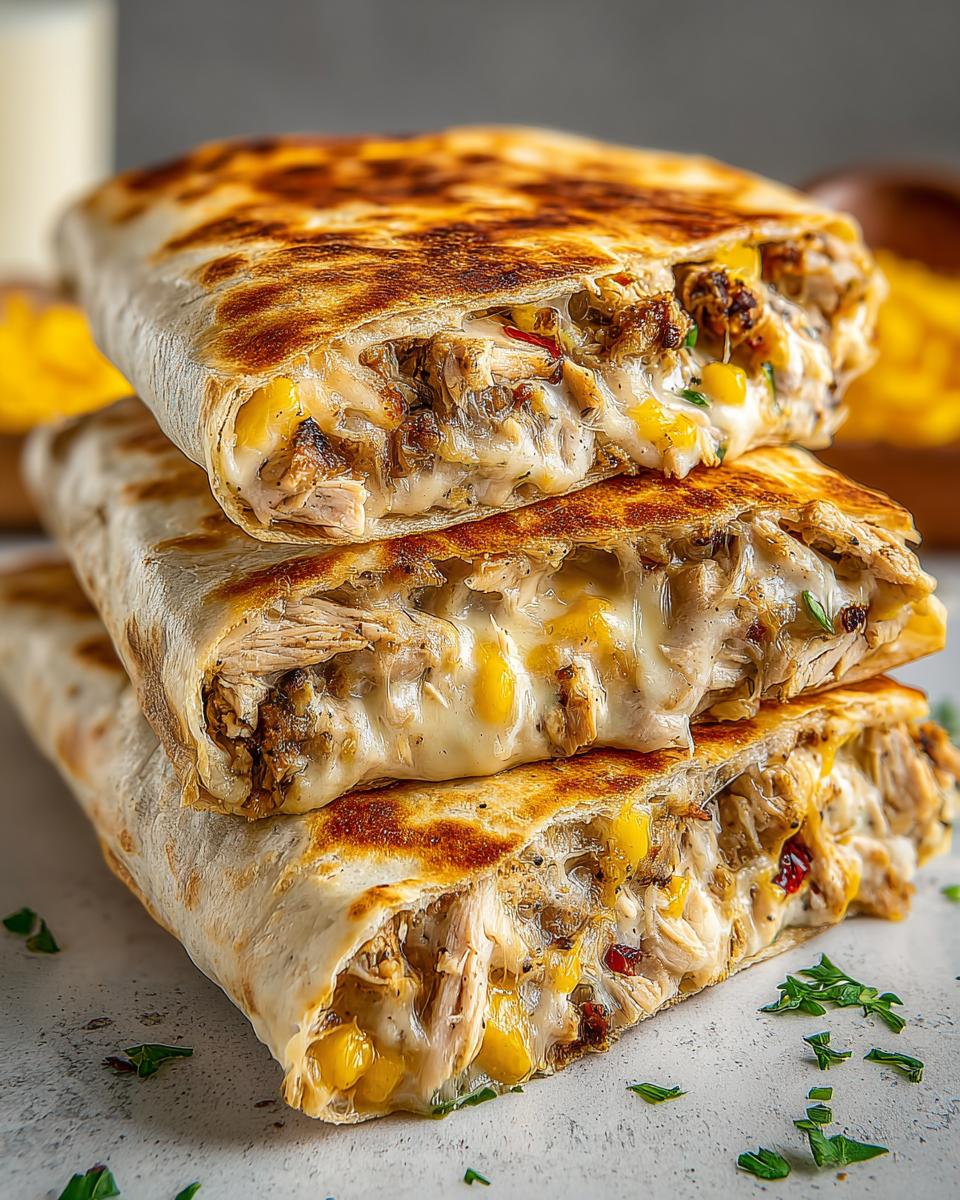 high-protein-chicken-ranch-quesadilla