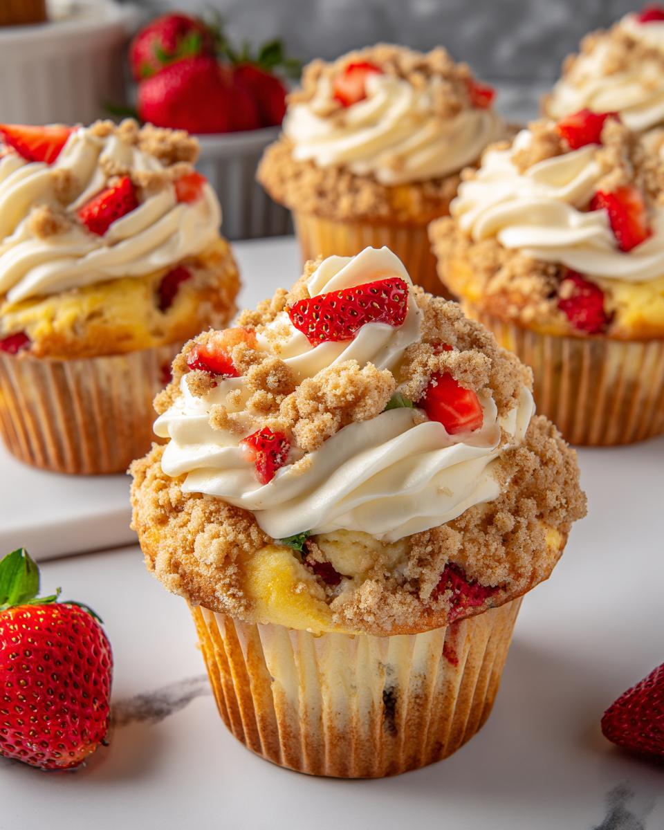 strawberry-cream-cheese-muffins